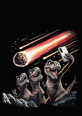 Funny Dinosaur TRex Selfie