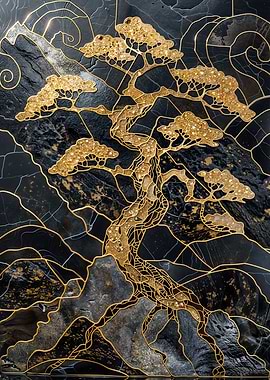 Gold Bonsai