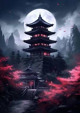 Pagoda Japan Landscape