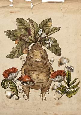 mandragora mushroom forest