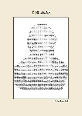 John Adams Ascii art