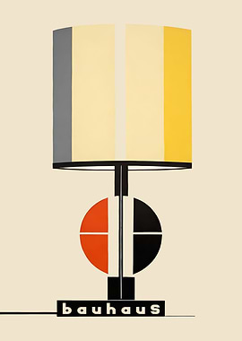 Bauhaus Lamp Poster