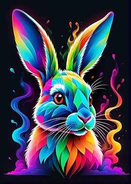 Geometric Color Animal