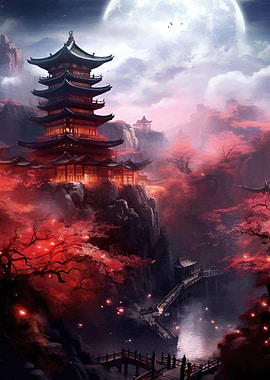 Pagoda Japan Landscape