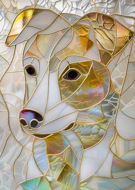 Dog Animal Gold Decor