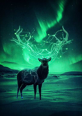 magical stag spirit