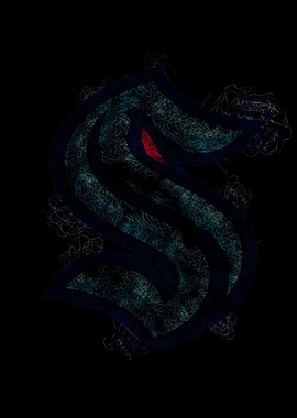 Seattle Kraken Scribbles