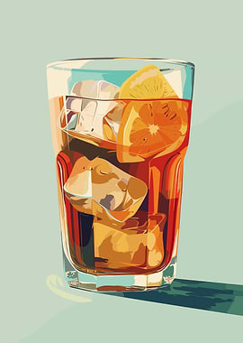 Tasty Cocktail Pop Art