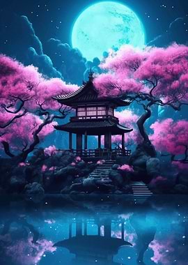 Japanese Landscape Sakura