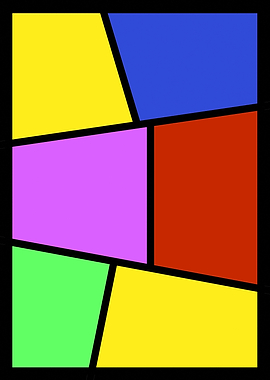 Comic book layout angles m