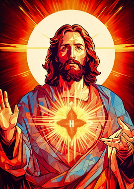 jesus christ watercolor