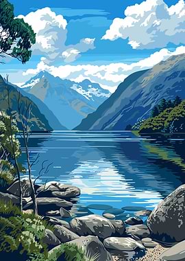 New Zealand Fjord