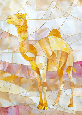 Camel Animal Gold Decor