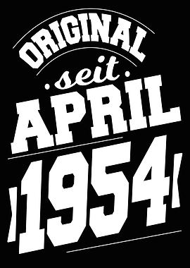 April 1954 70 Jahre