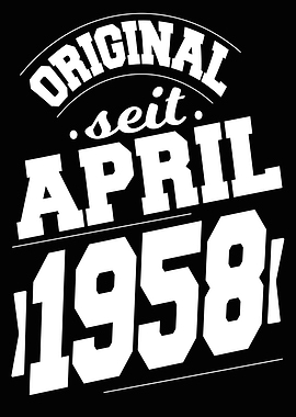 April 1958 66 Jahre