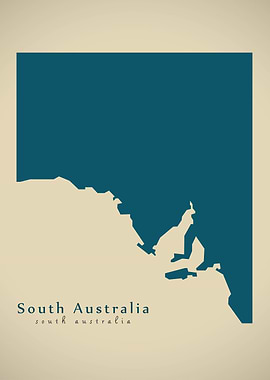 South Australia map