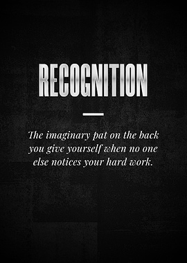 RECOGNITION The imaginary