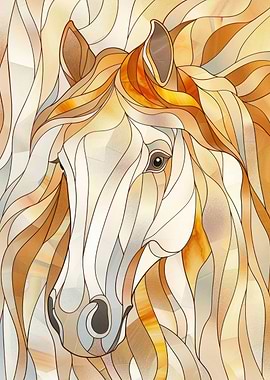 Horse Animal Gold Decor