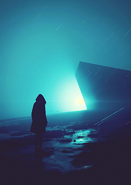 Rainy Misty SciFi Night