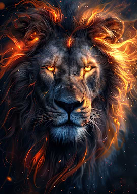 fire lion king