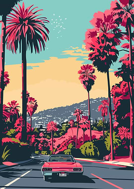 LA Evening Vaporwave