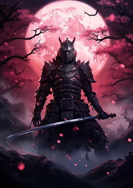 japanese samurai in sakura