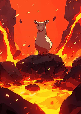 Llama of the apocalypse