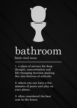 Funny Bathroom Definition