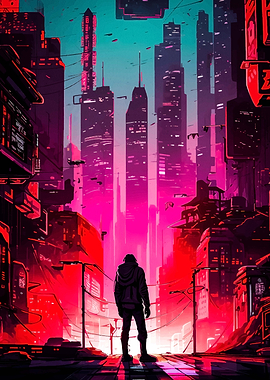 Cyberpunk City Of Night