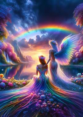 Sungazing with Angel