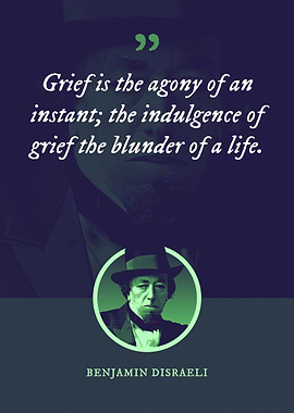 Grief is the agony of an