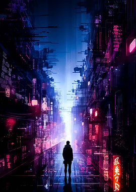 Cyberpunk City Of Night