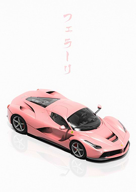 LaFerrari Japanese Poster