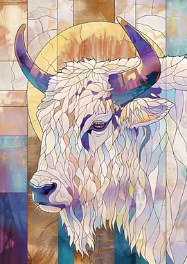 Yak Animal Gold Decor