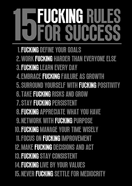 15 Rules For Success