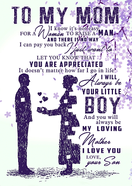 To My Mom Gift For Mom