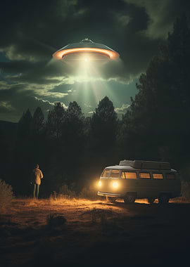 UFO Alien Visit Night