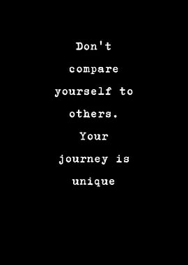Don t compare yourself
