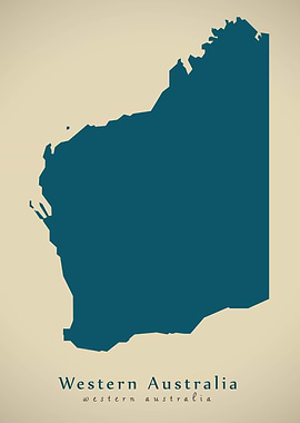 Western Australia map