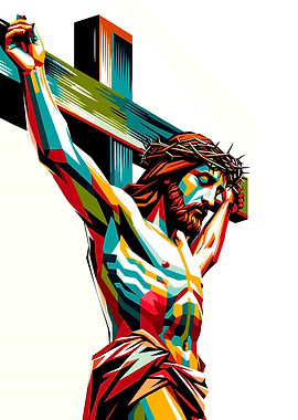 Jesus on the cross wpap