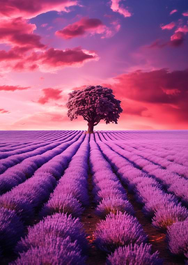 Botanical Lavender Flower