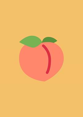 Minimalist Peach