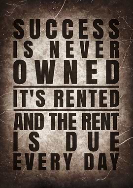 Success I Never Owned