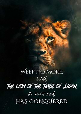 Lion of Judah conquered