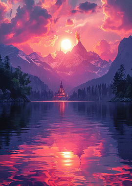 Sunset Nature Landscape