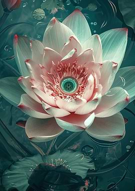 Lotus Watercolor Flower