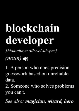Blockchain Developer Funny