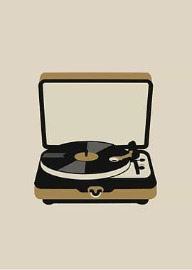 Classic record player