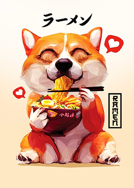 Cute Corgi Ramen