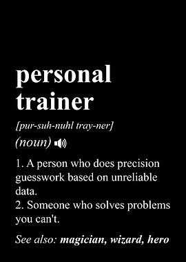 Personal Trainer Funny Job